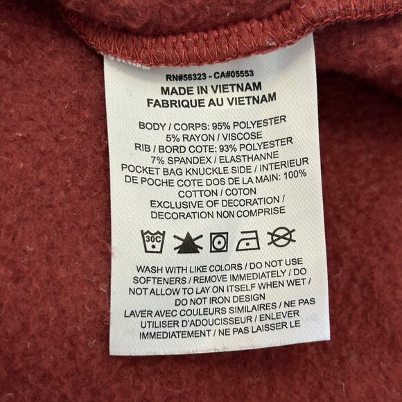 Nike Therma-FIT Mauve Cowl Neck Fleece Pullover L - Picture 8 of 8